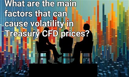 What are the main factors that can cause volatility in Treasury CFD prices?
